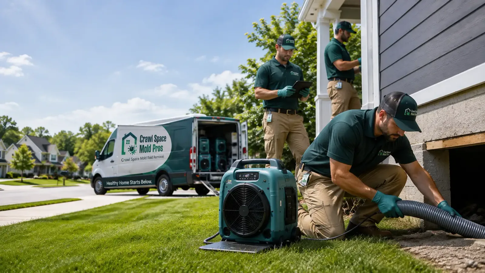 Crawl Space Mold Removal in Gresham, NE